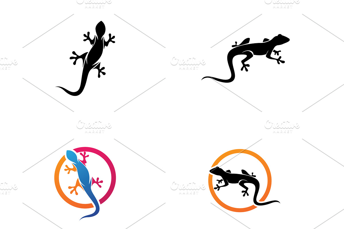 Lizard symbol icon vector animal, a Branding & Logo Template by ...
