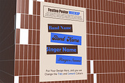 Festival Poster Mockup, a Product Mockup by xavier_studio (Thumbnail 4 of 5)
