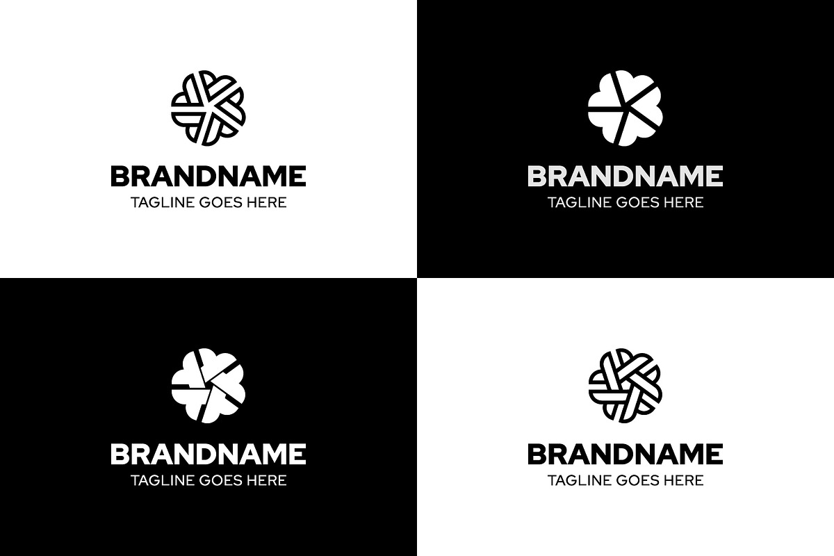 Letter V and Y Star Flower Logo Set, a Branding & Logo Template by Pray Art Design Studio (Photo 2 of 2)