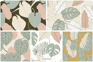 Tropical Vector Patterns - Leaves