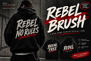 Rebel Brush is a bold, a Script Font by Wow Magic (Thumbnail 4 of 6)