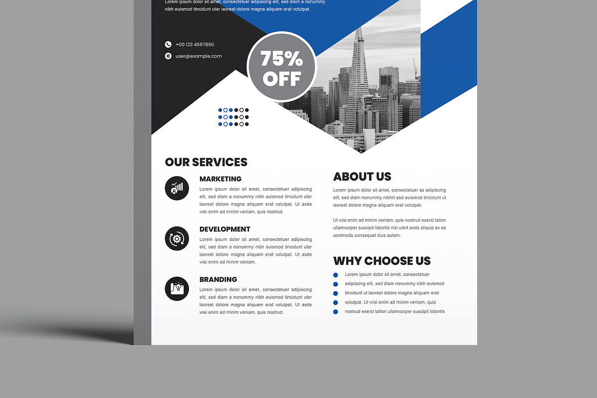 Corporate Flyer Design Template, a Flyer Template by MightyDesign (Photo 5 of 8)