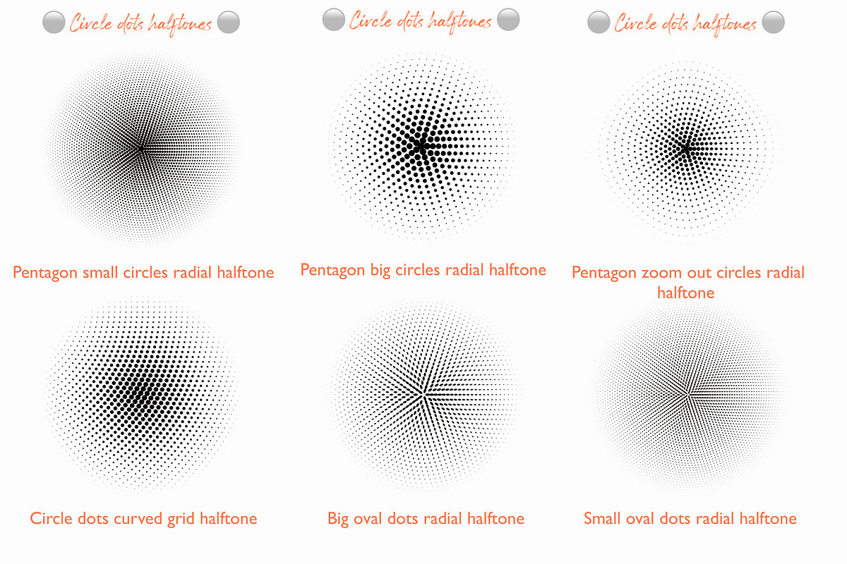 Radial halftone gradients for iPad, a Brush Add-On by Mona Ahmed (Photo 4 of 22)