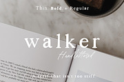 Walker: a Handlettered Serif, a Serif Font by Margot + Co (Thumbnail 1 of 11)
