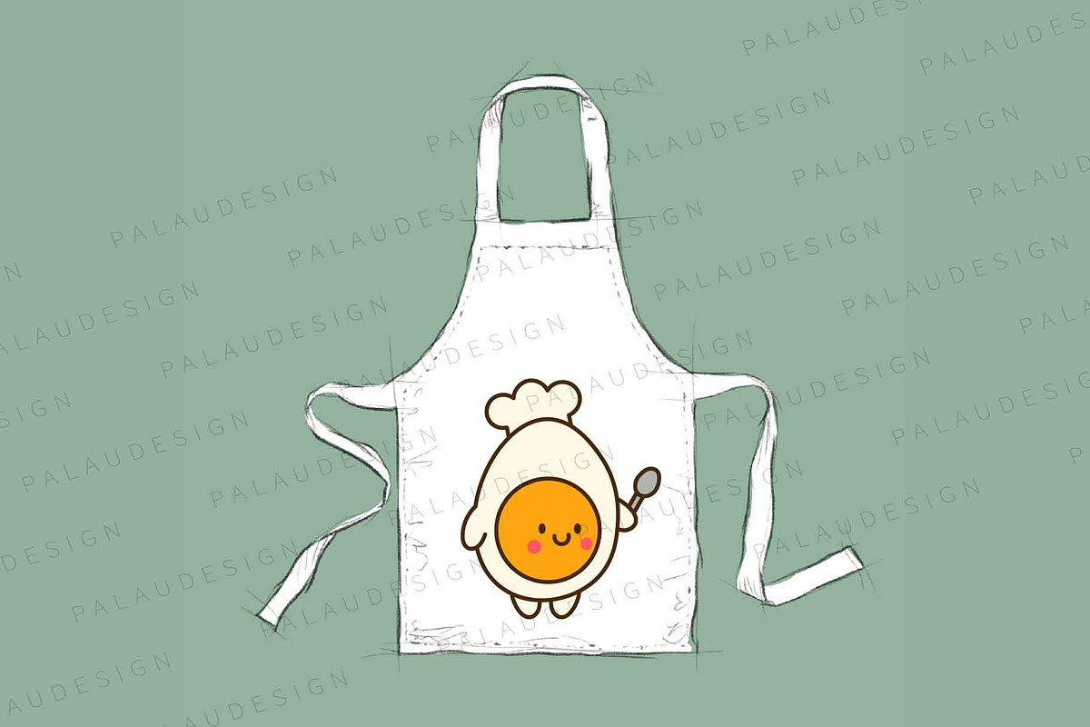 Cute Kawaii Eggs, a Food Illustration by Palau (Photo 4 of 12)