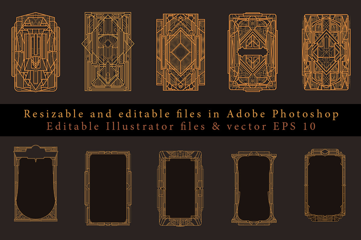 10 Frames Vol.2 - Art Deco Style preview 4