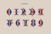 Latin Initials Gothic font family, a Blackletter Font by kaer_shop (Thumbnail 9 of 12)