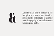 Svelte; Condensed Serif Family, a Serif Font by Eko Bimantara (Thumbnail 5 of 6)
