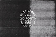 Go Forth - Vintage Sans-Serif Font, a Handwritten Font by Quiet Beings Design Studi (Thumbnail 6 of 9)