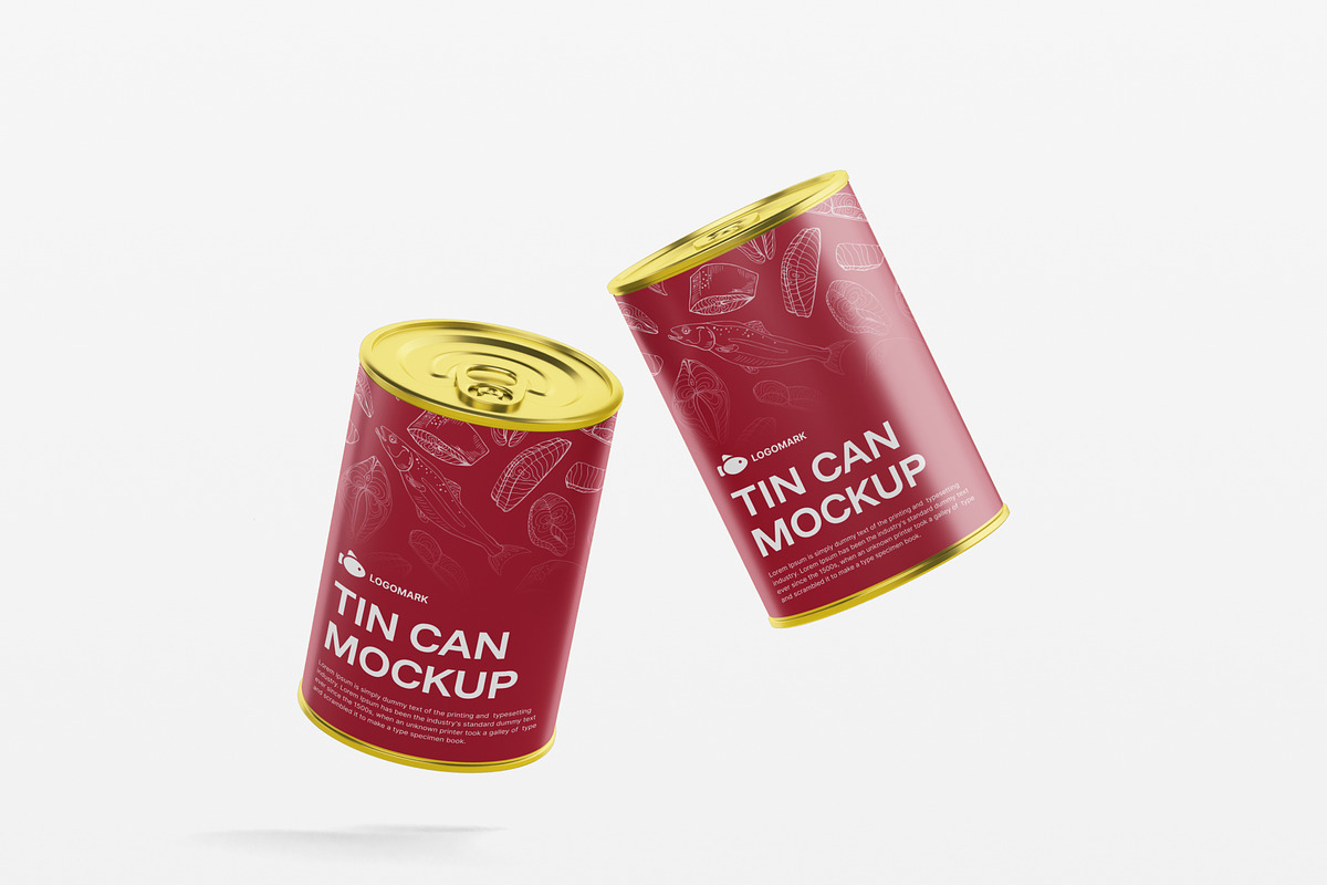 Tin Can Mockup, a Packaging Mockup by SLAB! Design (Photo 6 of 7)