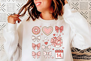Valentine Coquette Bow Png, an Illustration by SinaCreation (Thumbnail 6 of 10)