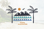 Coastal Illustrations, an Illustration by cd-design.co (Thumbnail 5 of 6)
