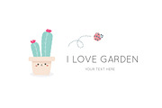 Cute Cactus VECTOR ELEMENTS, a Decorative Illustration by MooBeer (Thumbnail 2 of 3)