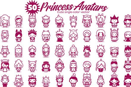 50 Princess Avatars