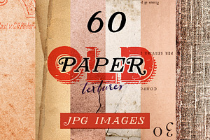60 Old Paper Backgrounds + free demo