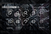 AXEO - Futuristic and Slim Font, a Font by Brainwave (Thumbnail 9 of 18)