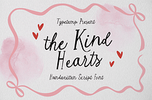 The Kind Hearts - Handwritten Font