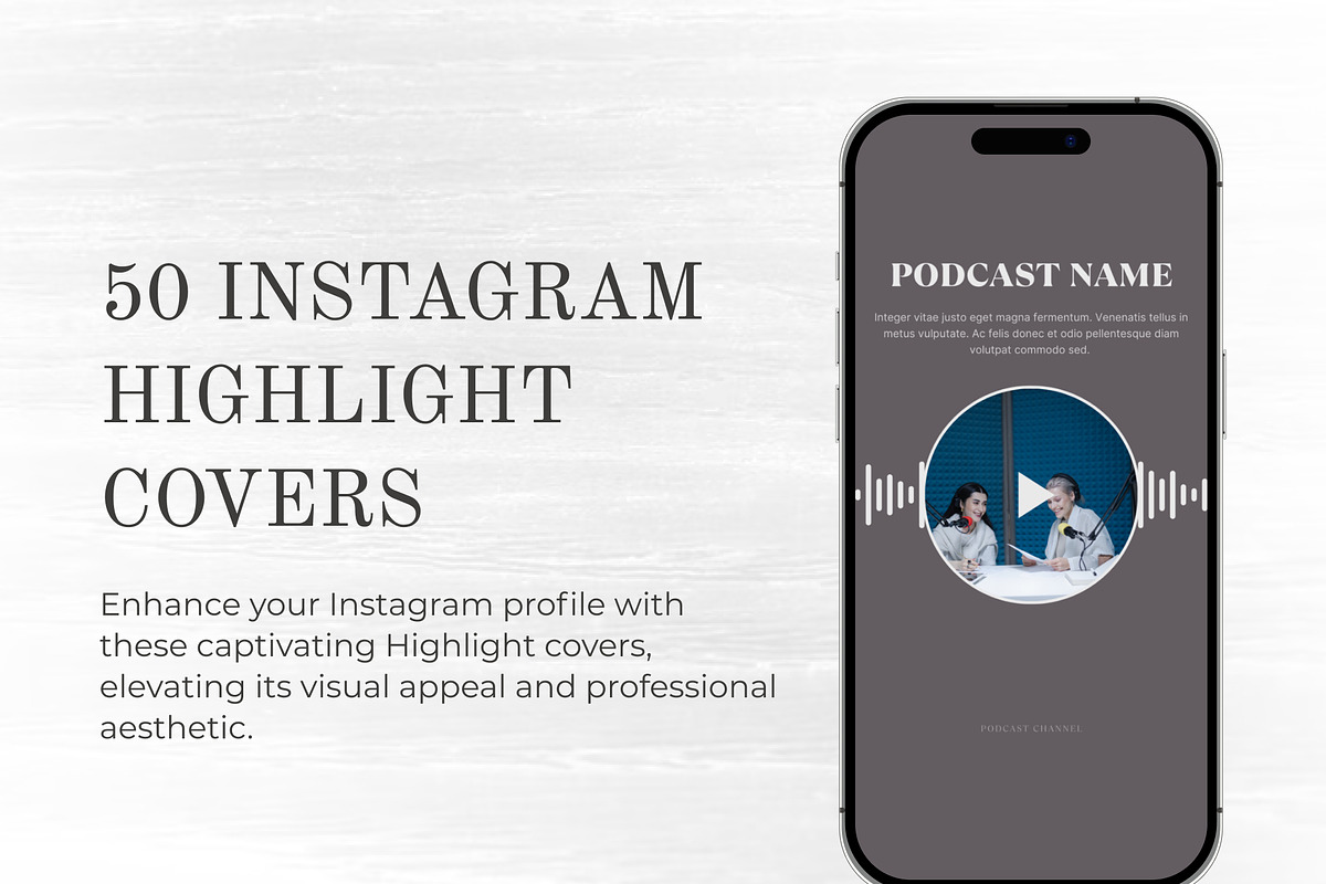 Highlight Instagram Story Covers, a Social Media Template by VeliusCreativeStudio (Photo 2 of 6)