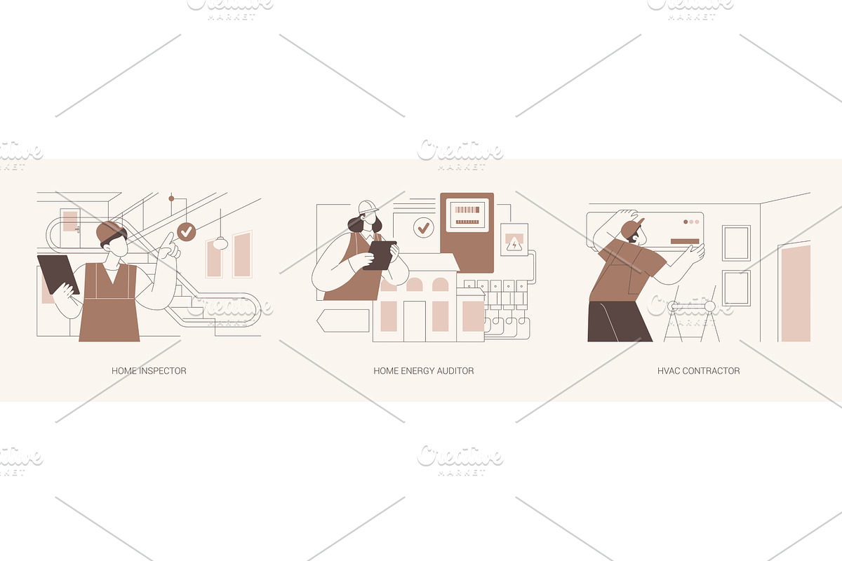 Household inspection isolated, a Person Illustration by Visual Generation
