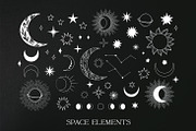 Magic outline logo. Astrology, a Graphic by Kate Macate (Thumbnail 9 of 22)