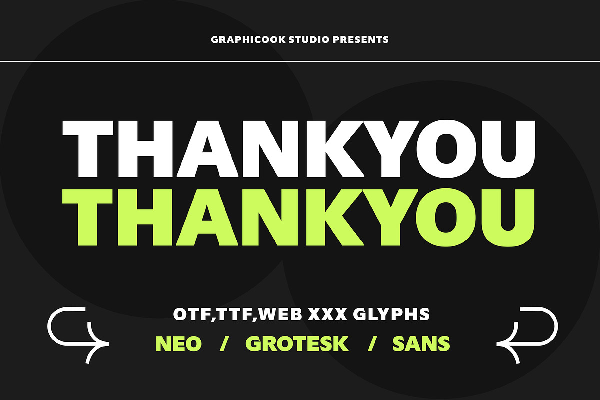 Grotesqon, a Sans Serif Font by graphicook (Photo 9 of 9)