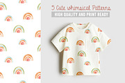 5 Cute Forest animal pattern, a Pattern Graphic by Waterystrokes (Thumbnail 6 of 6)