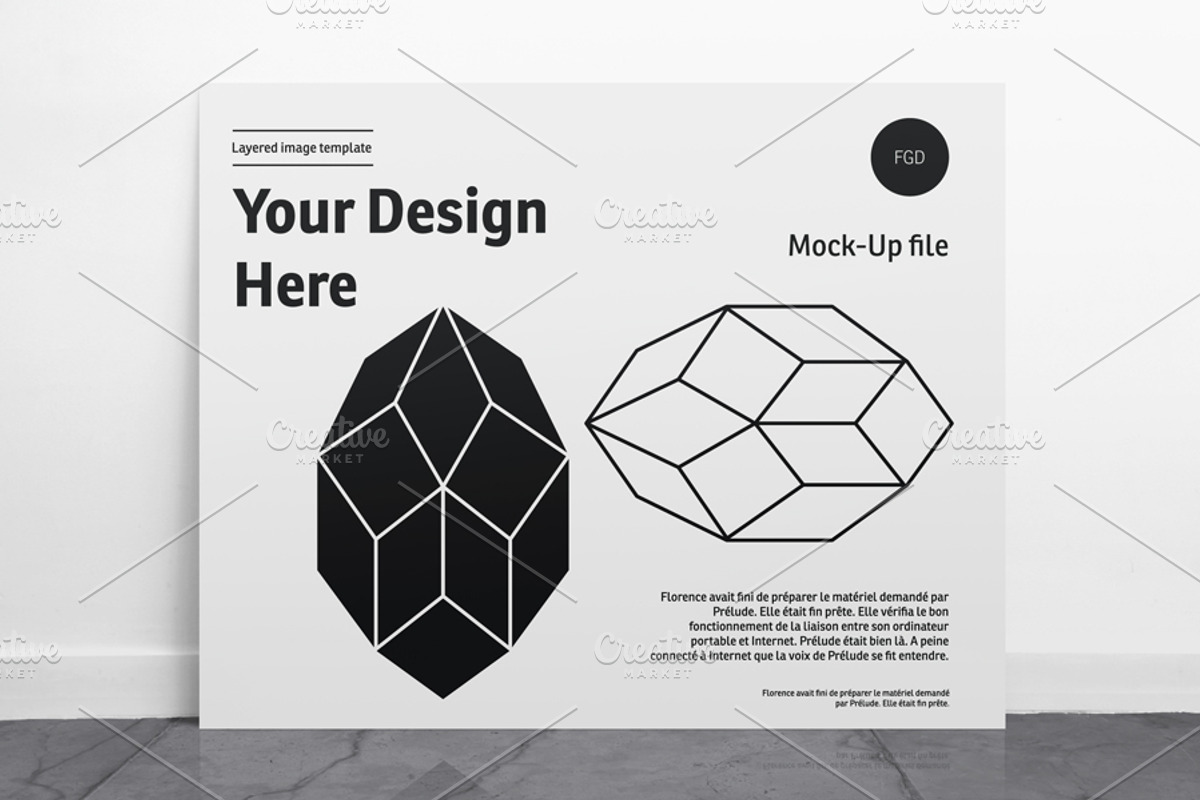 Poster Mockup - Landscape - 01, a Product Mockup by Formelier (Photo 1 of 4)