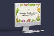 Cute Loy Kratong Festival Digital, a Seasonal Illustration by CreativeValuation (Thumbnail 11 of 12)