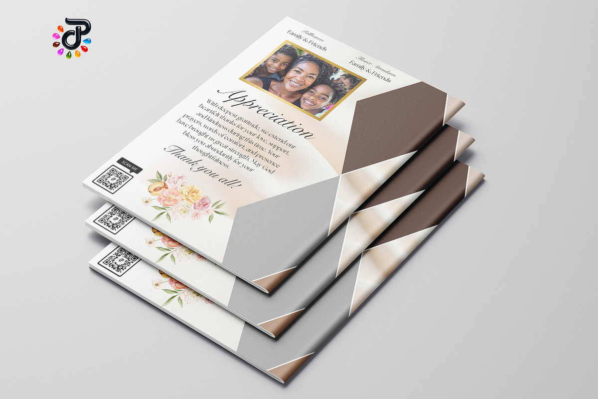Elegant Canva Obituary Template, a Brochure Template by Protech Design ENT (Photo 9 of 9)