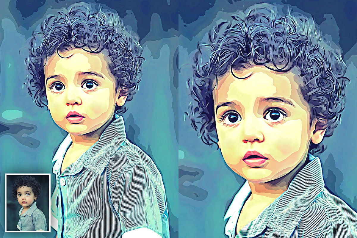 Make Yourself Cartoon, an Action Add-On by U_Design (Photo 3 of 7)