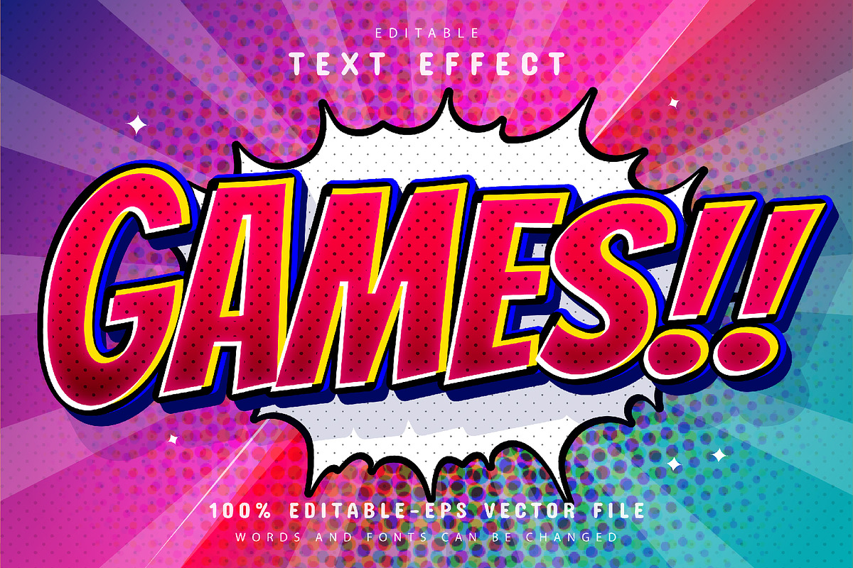 Comic style text effect, a Plug-in Add-On by Aglonemadesign (Photo 7 of 9)