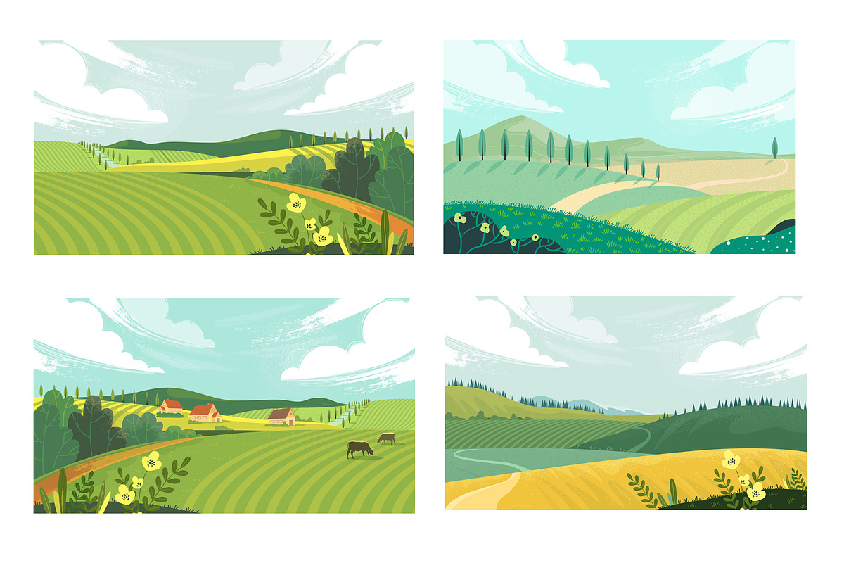 Landscape vector illustrations, an Animal Illustration by Holovei (Photo 3 of 5)