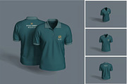 Polo Shirt Mockup, a Shirt Mockup by xcreativeartstudio (Thumbnail 1 of 5)
