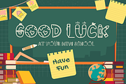 Back To School is a decorative font, a Handwritten Font by Brown Cupple (Thumbnail 2 of 8)