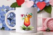 Whimsical Tropical Drink Clipart, an Illustration by Craft Nest (Thumbnail 8 of 12)