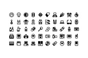 50 Y2K Icons, an Outline Icon by Side Project (Thumbnail 3 of 8)