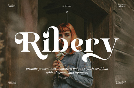 Ribery || Unique Serif Font