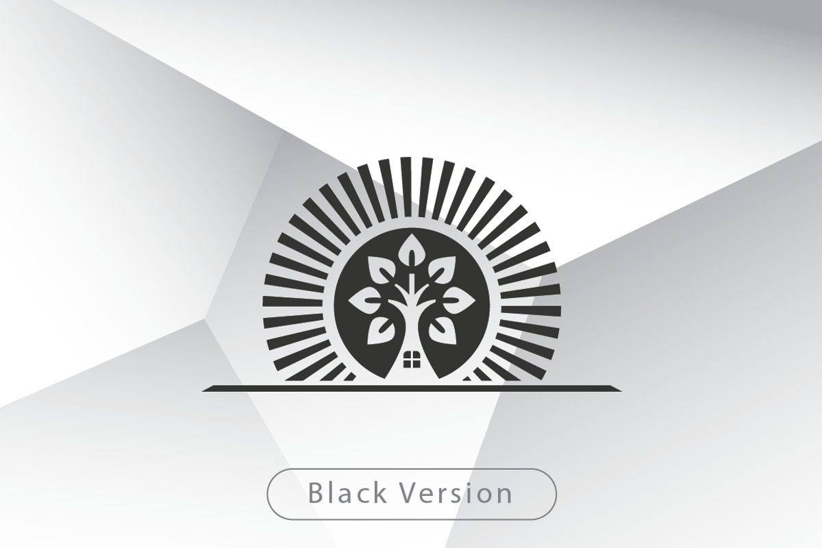 Sun Tree House Logo Template, a Branding & Logo Template by Heavtryq Design (Photo 3 of 4)