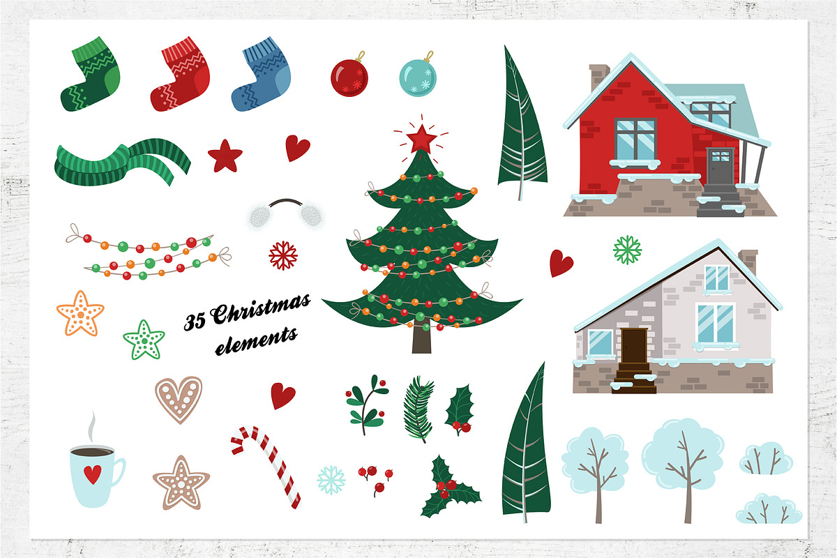 Christmas animals, a Wallpaper Graphic by Nafanya (Photo 3 of 8)