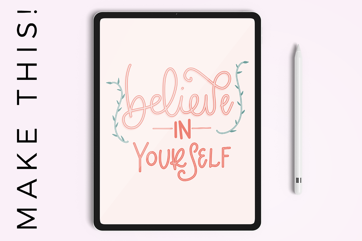 Procreate Lettering Brushes, a Brush Add-On by Beck McCormick (Photo 11 of 18)