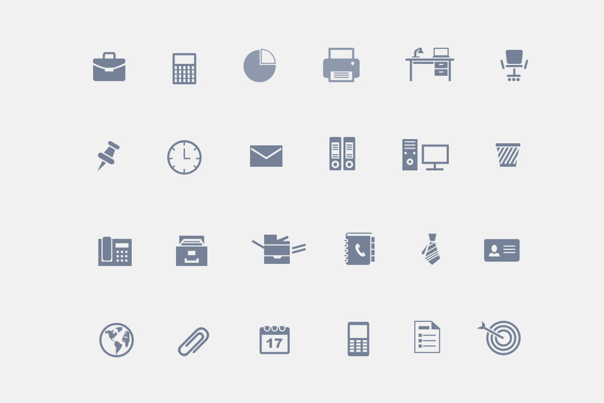 24 Office Icons