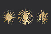 Golden kaleidoscope. Vector graphics, a Decorative Illustration by Chikovnaya (Thumbnail 5 of 14)