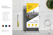 Corporate Roll-up Banner, a Marketing Template by Brochure-Market (Thumbnail 1 of 4)