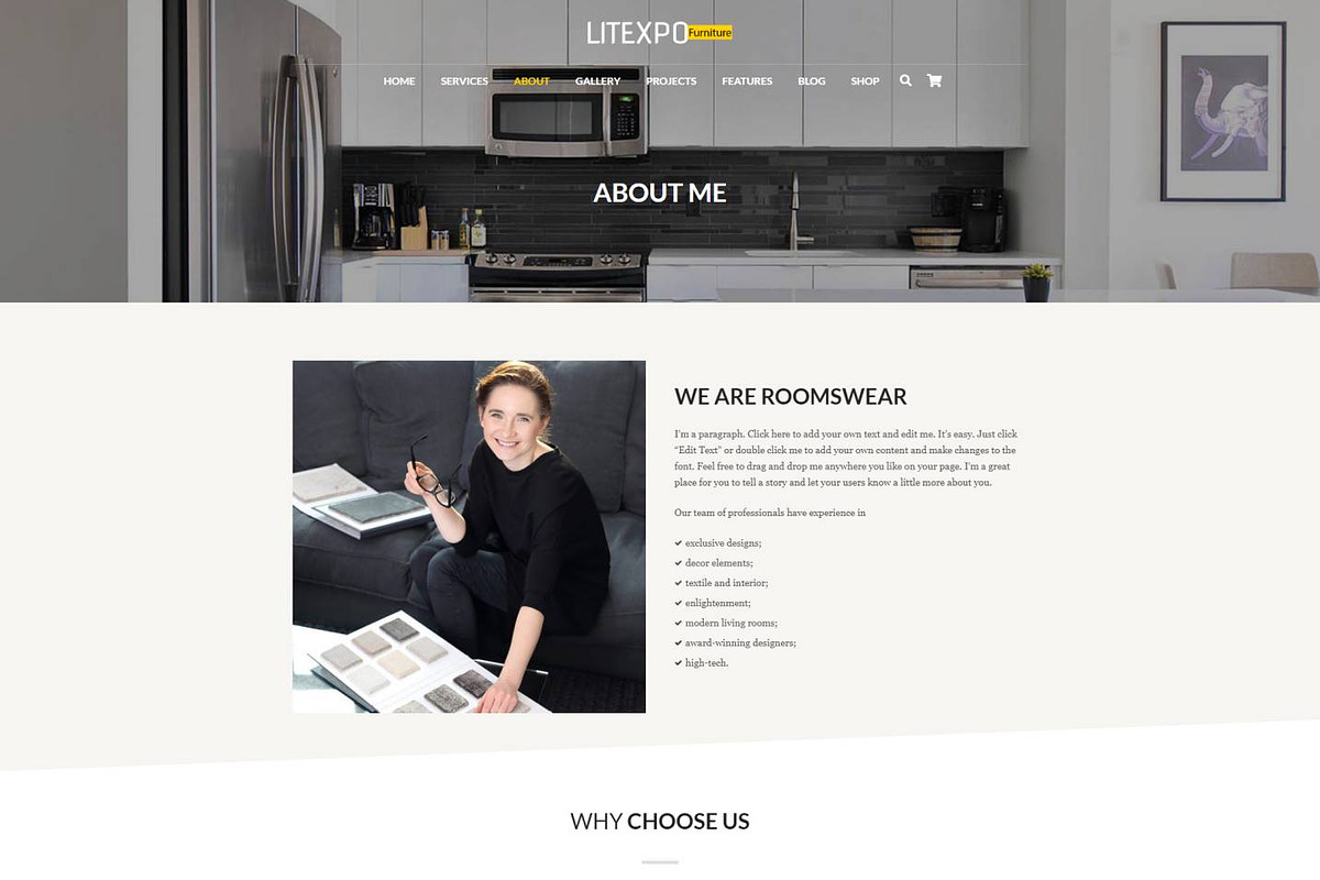 Litexpo - Furniture & Business, a WordPress Template by Cherry Wordpress Theme (Photo 4 of 10)