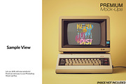 Vintage Computer Mockup, a Mac Mockup by mock-ups (Thumbnail 6 of 7)