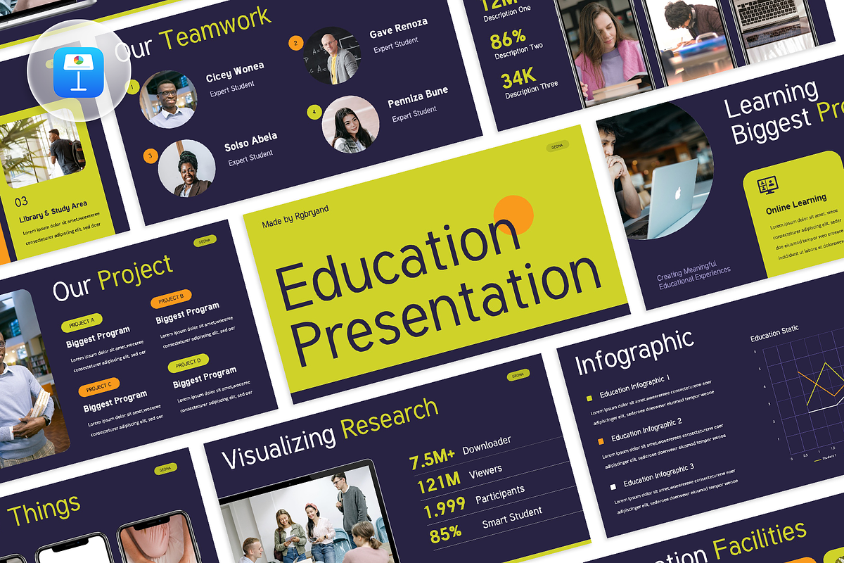 Education Keynote, a Presentation Template by rgbryand (Photo 1 of 7)