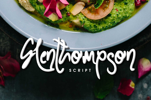 Glenthompson Script Font preview 4