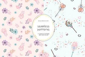 Fairies & Butterflies Digital Papers