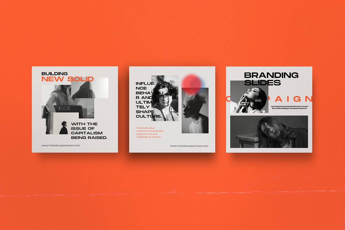 INCLEAN - Social Media Kit Bundle, a Social Media Template by Dirtytemp Studio (Photo 9 of 14)