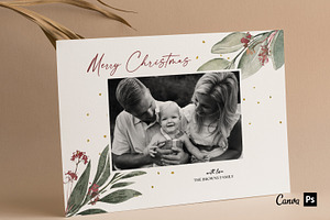 Christmas Card Template CD344